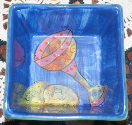 Chanukah Montage Individual Dip Dish