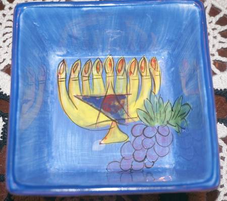 Chanukah Montage Individual Dip Dish