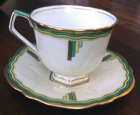 3376 Footed Cup & Saucer Set