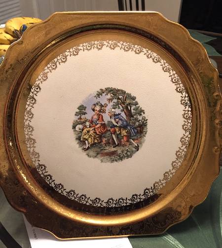 ATS93 Handled Cake Plate
