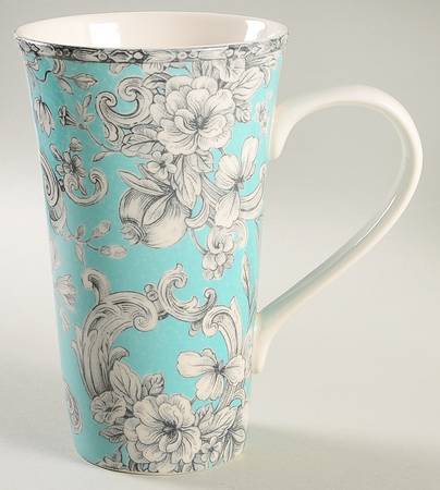 Hawthorne Turquoise Latte Mug