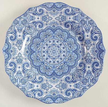 Lyria Blue Salad Plate