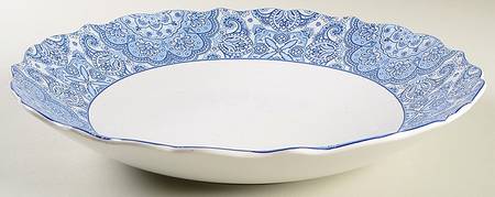 Lyria Blue 13" Pasta Serving Bowl