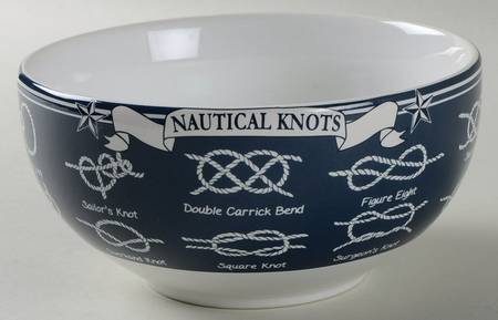 Nautical Knots Soup/Cereal Bowl