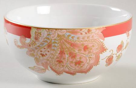 Norah Red Soup/Cereal Bowl