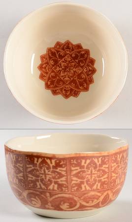 Marrakesh Terra Cotta Soup/Cereal Bowl by 222 Fifth (PTS)