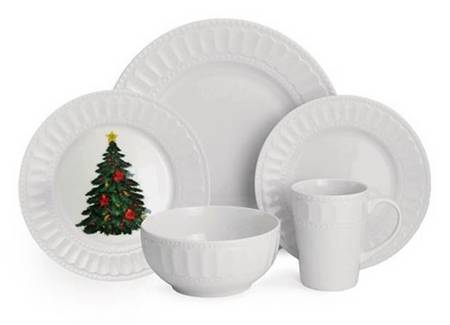 Radiant Christmas Dinner Plate