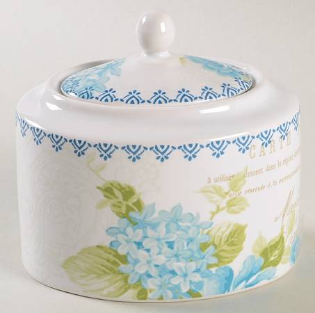 Bijou Rose Sugar Bowl & Lid