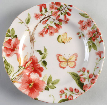 Lyanna Red Salad Plate