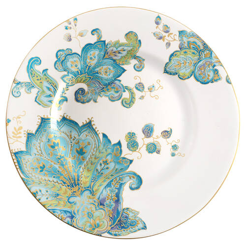 Norah Teal Salad Plate