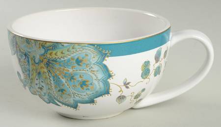 Norah Teal Soup Mug