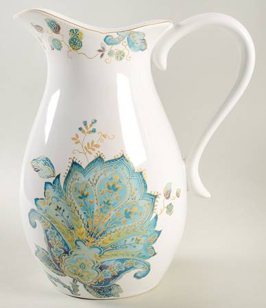 Norah Teal 96 Oz Pitcher