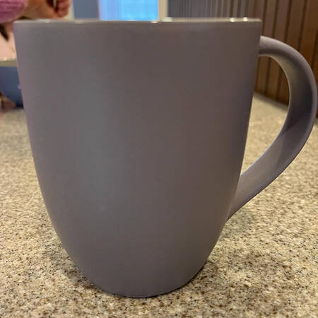 Curve Grey Mug