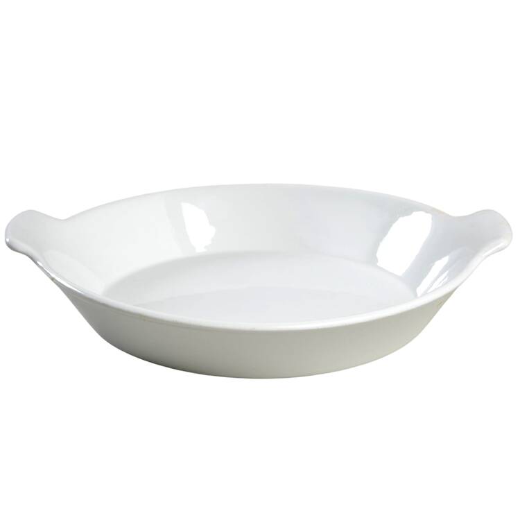 Teema White Arabia Stamp Open 11'' Skillet