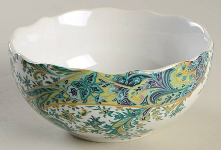 Surya Teal Soup/Cereal Bowl