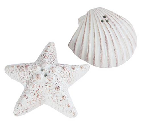 Seashore Figural Salt and Pepper