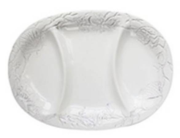 By the Sea 3-Part Oval Divided Server