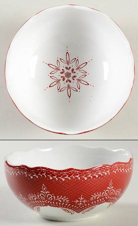 Winter Lace Soup/Cereal Bowl