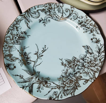 Adelaide Blue Gold Dinner Plate
