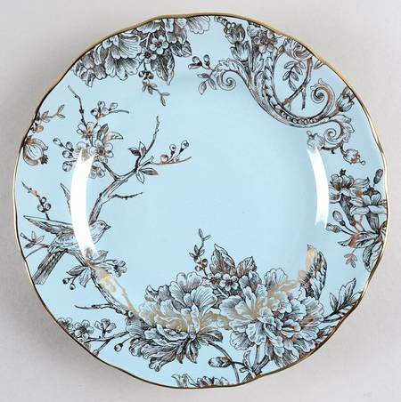 Adelaide Blue Gold Salad Plate
