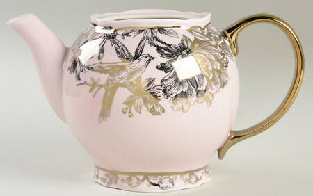Adelaide Pink Gold Teapot No Lid