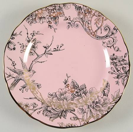 Adelaide Pink Gold Salad Plate