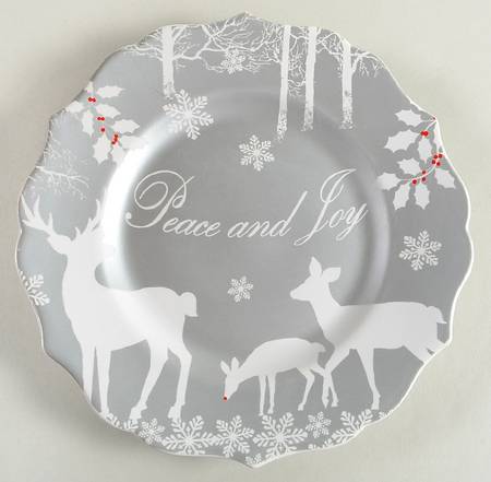 Peaceful Forest Salad Plate
