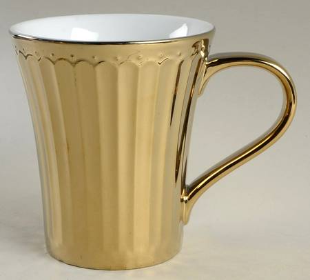 Parthenon Electroplate Gold Mug