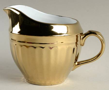 Parthenon Electroplate Gold Creamer