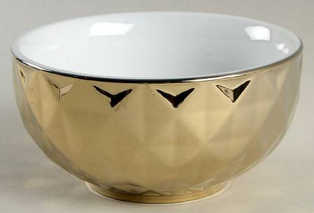 Asscher Electroplate Gold Soup/Cereal Bowl