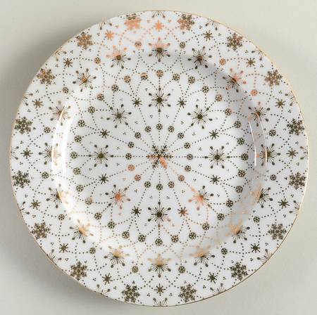 Snow Crystal Salad Plate