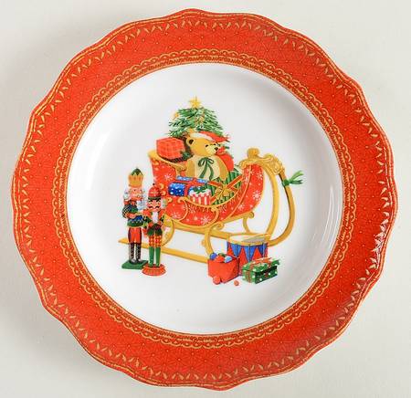 Christmas Fun Appetizer Plate