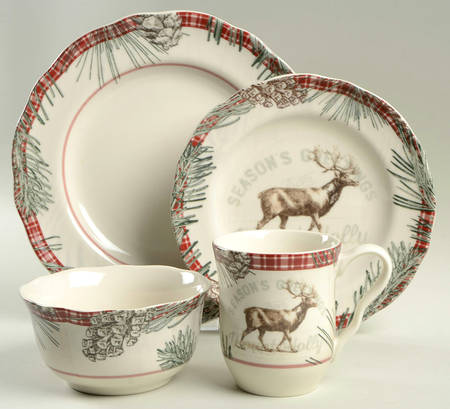 Mount Holly 4 Piece Place Setting by 222 Fifth (PTS)