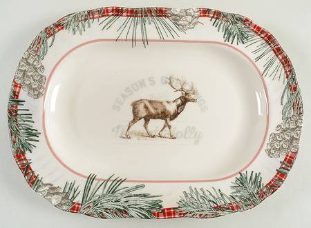 Mount Holly 14" Oval Serving Platter