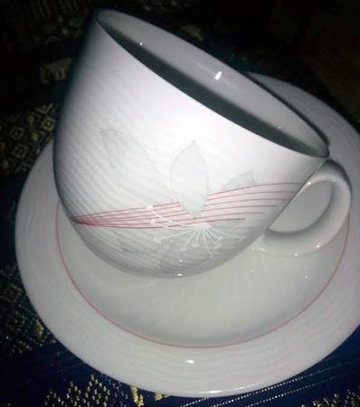 ARZ291 Flat Cup & Saucer Set