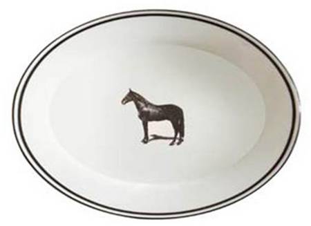 Farm Animals 14" Oval Serving Platter