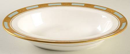 Empress Celadon 10" Oval Vegetable Bowl