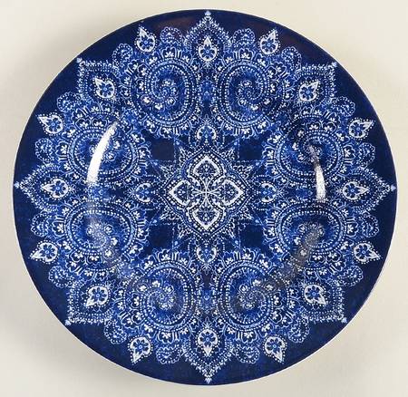 Levi Blue Salad Plate