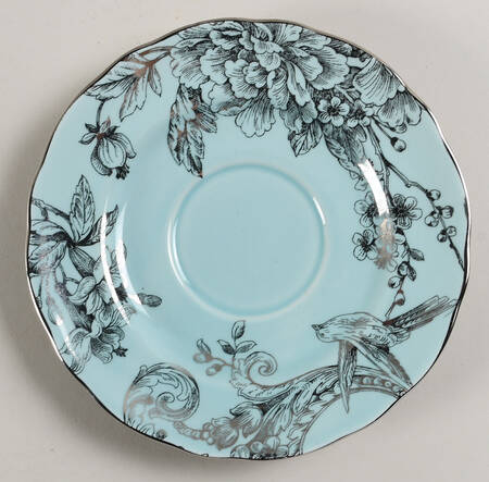 Adelaide Turquoise and Silver Saucer