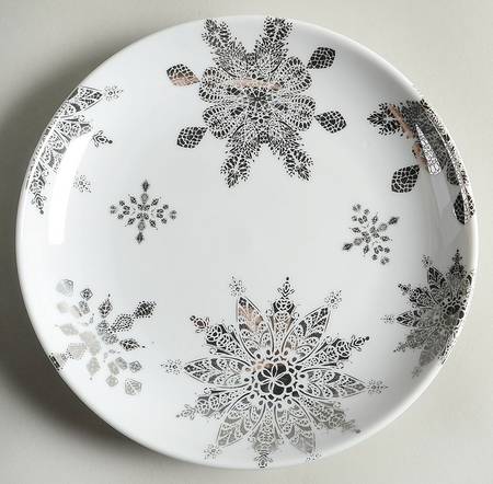 Lace Snowflake Salad Plate