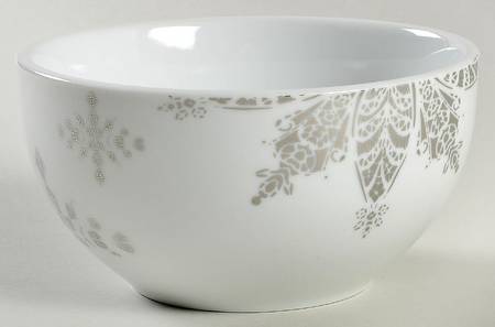 Lace Snowflake Soup/Cereal Bowl