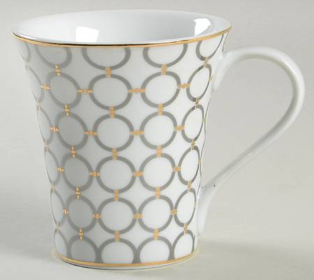 Chain Link Gold and Platinum Mug