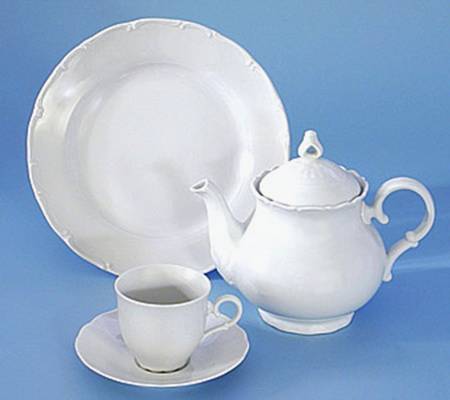 Ofelia Flat Cup & Saucer Set