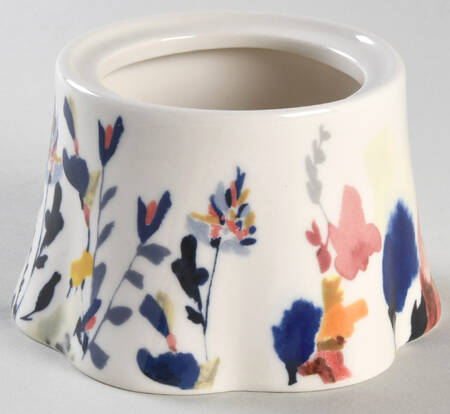 Wildflower Study Sugar Bowl No Lid