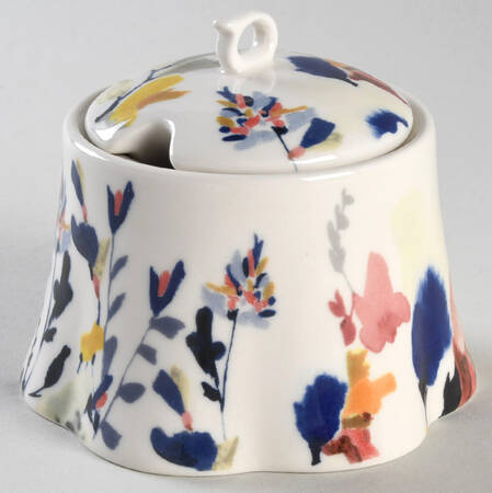 Wildflower Study Sugar Bowl & Lid