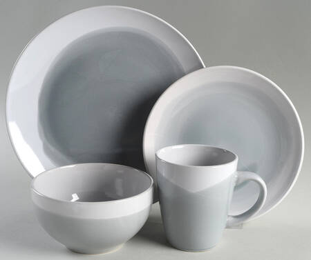 Oasis Blue Gray 4 Piece Place Setting