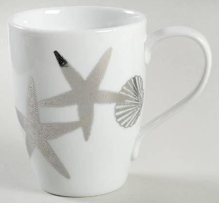 Coastal Life Electroplate Silver Mug