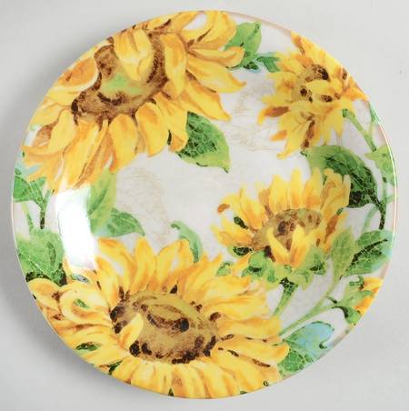 Sunflower Kiss Salad Plate
