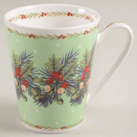 Mistletoe and Holly Mug