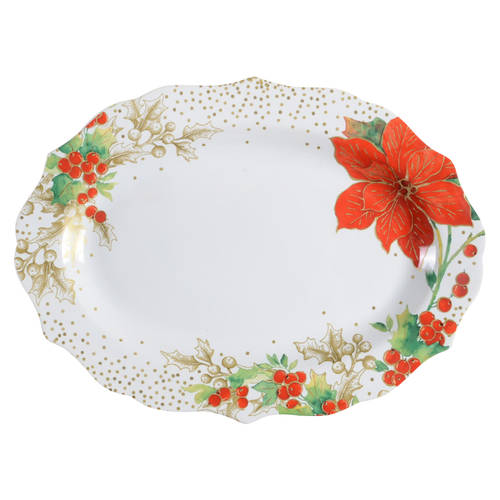 Winter Confetti 14" Oval Serving Platter